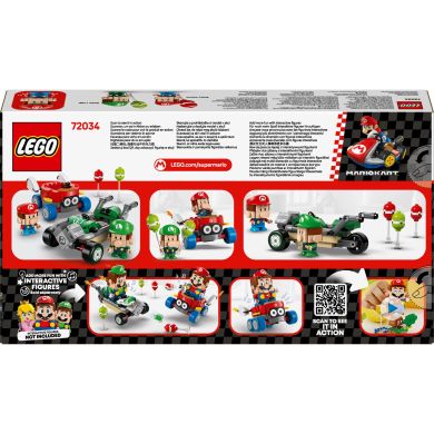 Конструктор Mario Kart Baby Mario vs. Baby Luigi LEGO Super Mario 72034
