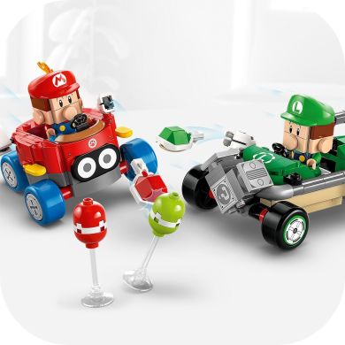 Конструктор Mario Kart Baby Mario vs. Baby Luigi LEGO Super Mario 72034