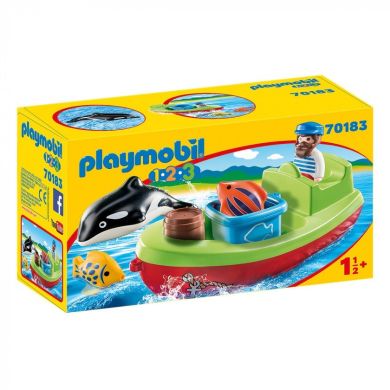 Конструктор Playmobil Рибак з човном 70183