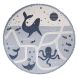 Круглий килимок Nattiot Little Deep Blue 120 см 1047450403