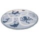 Круглий килимок Nattiot Little Deep Blue 120 см 1047450403
