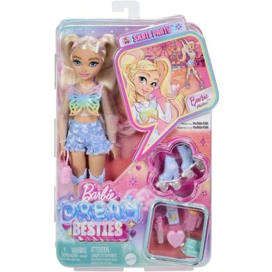 Лялька Barbie Малібу Dream Besties на роликах JFX96