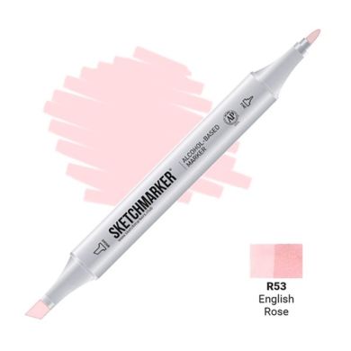 Маркер спиртовой двухсторонний Sketchmarker, R53 Английская роза SM-R053