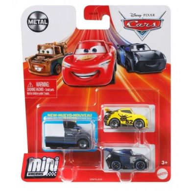 Набор CARS из трех металлических мини-гонщиков в ассортименте GKG01