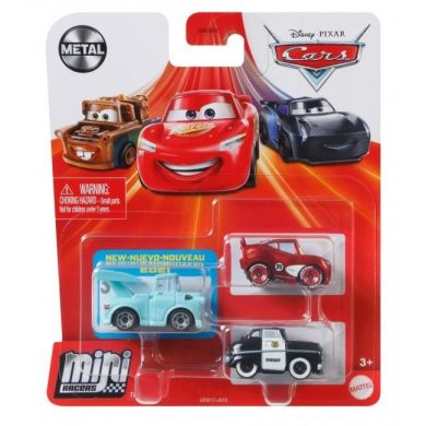 Набор CARS из трех металлических мини-гонщиков в ассортименте GKG01