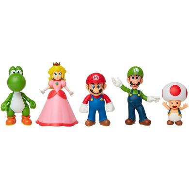 Набір ексклюзивних ігрових фігурок SUPER MARIO МАРІО ТА ДРУЗІ (5 фігурок, 6 сm) Super Mario 400904