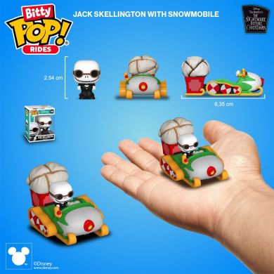 Набір фігурок BITTY POP! Ride серії Жах перед Різдвом ДЖЕК СКЕЛЛІНГТОН І СНІГОХІД 83624