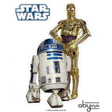 Наклейки Abystyle Star Wars R2-D2/C3PO, 16х11 см / 2 листа ABYDCO160