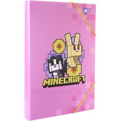 Папка для работы Yes картонная А4 Minecraft Spring 500248