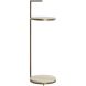 Приставной столик &Oslash;26x76 см LEDA, мрамор, серо-бронзовый Light&Living 8057782