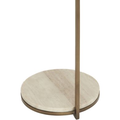 Приставной столик &Oslash;26x76 см LEDA, мрамор, серо-бронзовый Light&Living 8057782