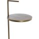 Приставной столик &Oslash;26x76 см LEDA, мрамор, серо-бронзовый Light&Living 8057782