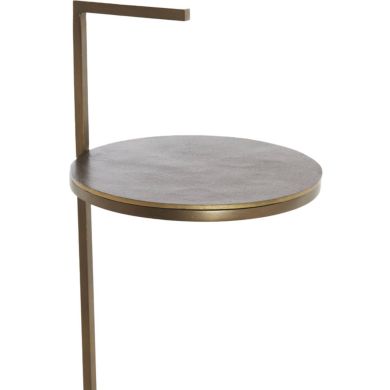 Приставной столик &Oslash;26x76 см LEDA, мрамор, серо-бронзовый Light&Living 8057782