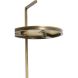 Приставной столик &Oslash;26x76 см LEDA, мрамор, серо-бронзовый Light&Living 8057782