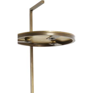 Приставной столик &Oslash;26x76 см LEDA, мрамор, серо-бронзовый Light&Living 8057782