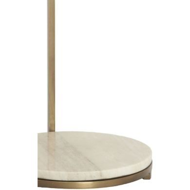 Приставной столик &Oslash;26x76 см LEDA, мрамор, серо-бронзовый Light&Living 8057782