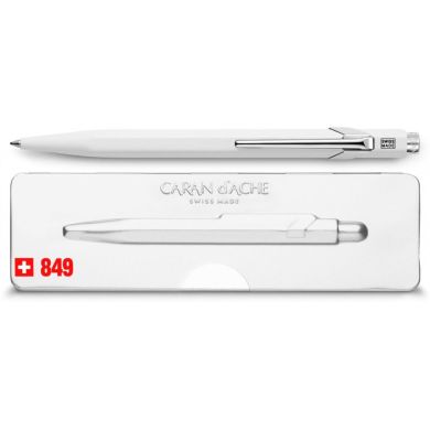 Ручка Caran d'Ache 849 Pop Line Біла, box 849.502