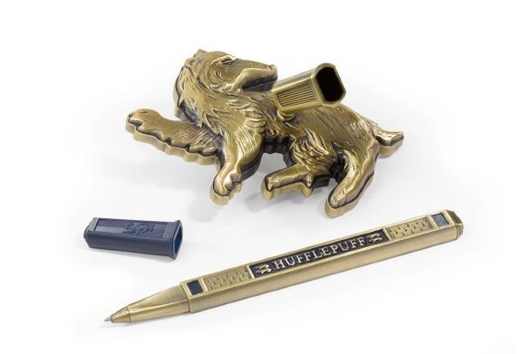 Ручка с подставкой Hufflepuff Noble collection NN8621