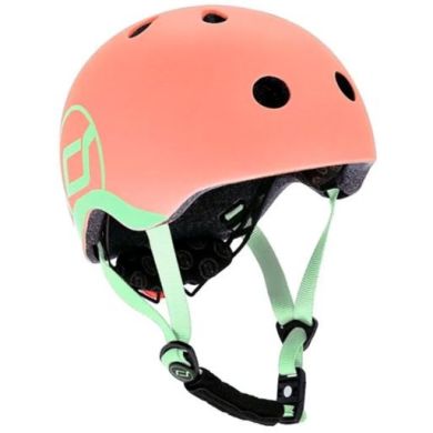 Шолом захисний дитячий Scoot and Ride, персик, з ліхтариком, 45-51см SR-181206-PEACH