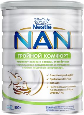 Суміш Nestle NAN Потрійний комфорт з народження 800 г 12365276 7613036447904