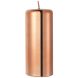 Свічка циліндрична 100x70 Золота матова Candele Firenze PL100070T65C 8026159040225