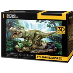 Тривимірна головоломка-конструктор National Geographic Dino Тиранозавр Рекс Cubic Fun DS1051h