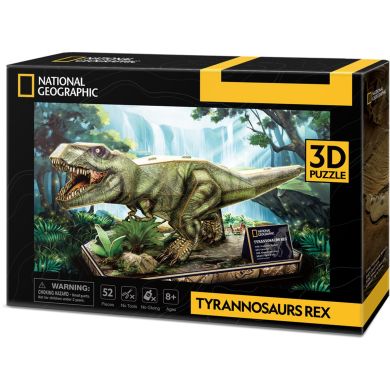 Трехмерная головоломка-конструктор National Geographic Dino Тиранозавр Рекс Cubic Fun DS1051h