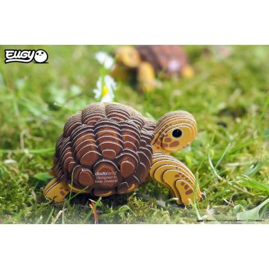 Сборная 3Д модель Зоопарк Черепаха EUGY XEG-104