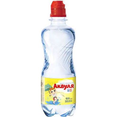Дитяча вода Негазована 0,5 л (спорт) Аквуля 4820123510462