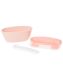 Дорожный набор для кормления Skip Hop Soft Coral контейнер и ложка коралловый 240 мл 252808, Розовый