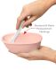 Дорожный набор для кормления Skip Hop Soft Coral контейнер и ложка коралловый 240 мл 252808, Розовый