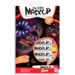 Фарба для обличчя Neon 6кол CARIOCA 43156