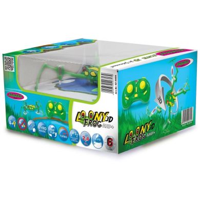 Игрушечный 3D Дрон зеленый 2,4 ГГц Turbo Compass Flyback Rastar Jamara 422005