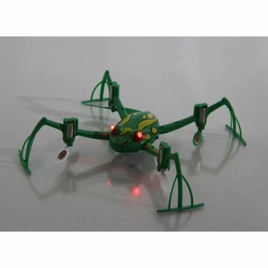 Игрушечный 3D Дрон зеленый 2,4 ГГц Turbo Compass Flyback Rastar Jamara 422005
