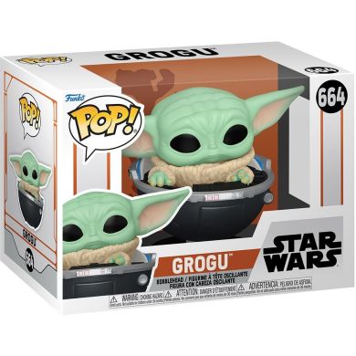 Ігрова фігурка FUNKO POP! серії Мандалорець МАЛЮК ҐРОГУ У ВІЗОЧКУ 76551