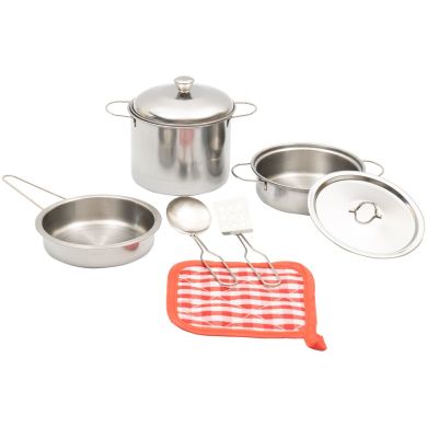 Игровой Набор кухонных принадлежностей из нержавеющей стали арт. PY555-35