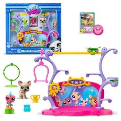 Ігровий набір LITTLEST PET SHOP ШОУ ТАЛАНТІВ (2 фігурки, сцена, аксес.) 558