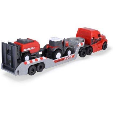 Игровой набор Месси Фергюсон. Перевозчик фермерской техники, 3+ DICKIE TOYS 3735004