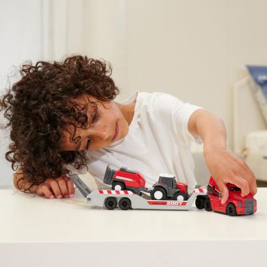 Игровой набор Месси Фергюсон. Перевозчик фермерской техники, 3+ DICKIE TOYS 3735004