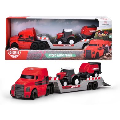 Игровой набор Месси Фергюсон. Перевозчик фермерской техники, 3+ DICKIE TOYS 3735004