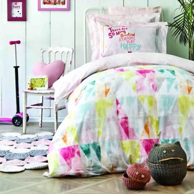 Комплект детского постельного белья детский Colirido Pink Junior Pique Karaca Home 200.16.01.0114, детский