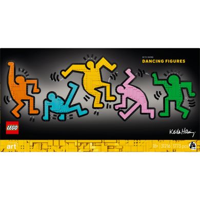 Конструктор Кіт Гарінґ &mdash; Танцюючі чоловічки LEGO Art 31216