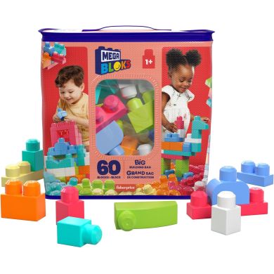 Конструктор Mega Bloks First Builders, рожевий DCH54, Рожевий