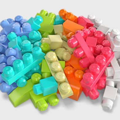 Конструктор Mega Bloks First Builders, рожевий DCH54, Рожевий