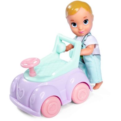 Кукольный набор Штеффи с малышом на машинке, 12 аксесс., 3+ 5733585