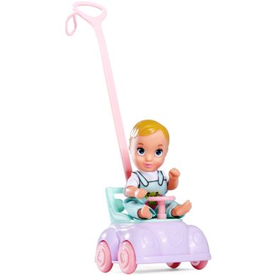 Кукольный набор Штеффи с малышом на машинке, 12 аксесс., 3+ 5733585