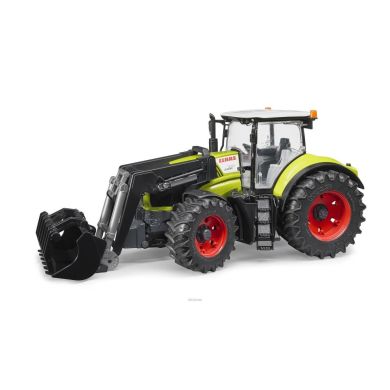 Машинка игрушечная-трактор Claas Axion 950 с погрузчиком 1:16 Bruder 03013