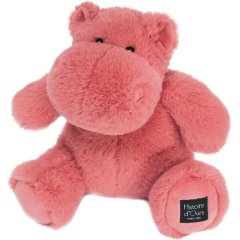Мягкая игрушка DouDou Бегемот терракотовый 25 см, HO3099