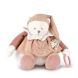 Мягкая игрушка-развивашка Мишка розовый с кольцом, 30см DouDou DC4333