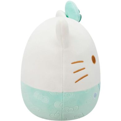 М'яка іграшка SQUISHMALLOWS ХЕЛОУ КІТТІ У СМАРАГДОВОМУ (20 см) SQSN00498